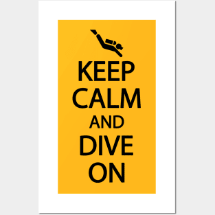 calm dive Posters and Art